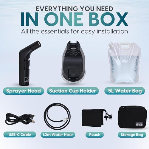 Rechargeable bidet sprayer with 5L water bag — photo 4