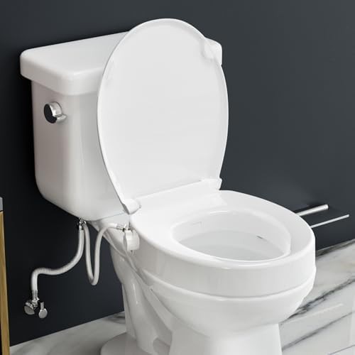 Raised toilet seat with integrated bidet — photo 3