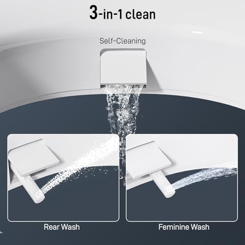 Raised toilet seat with integrated bidet — photo 4