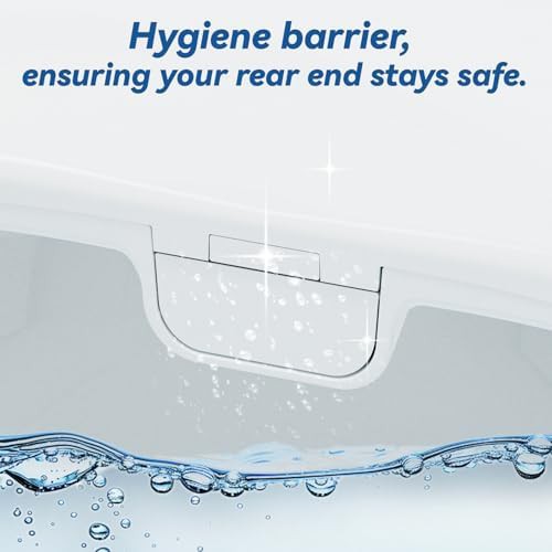 Elongated D-shape bidet toilet seat — photo 3
