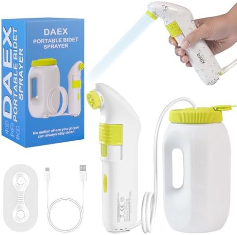 Electric high pressure portable bidet sprayer