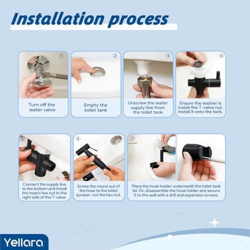 Matte black handheld bidet sprayer with pressure control — photo 5