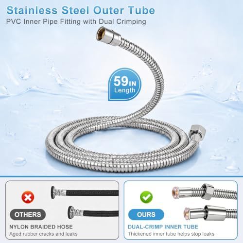 Two pack stainless steel bidet sprayers — photo 4