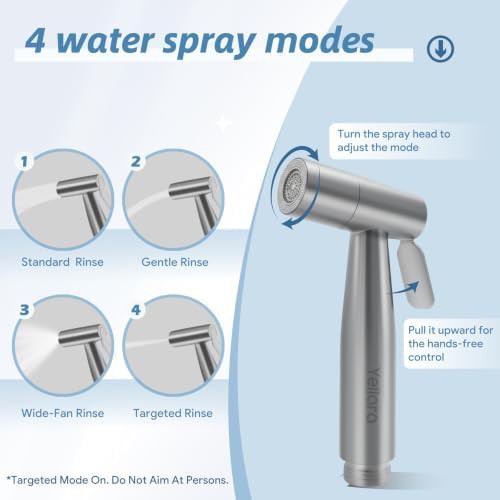 Stainless steel sprayer with four spray modes — photo 3