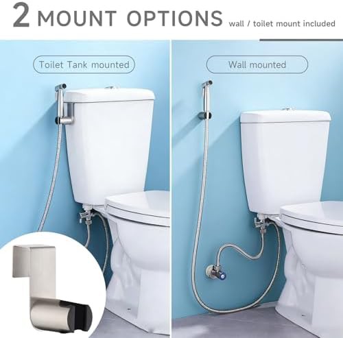 Filtered stainless steel handheld bidet sprayer — photo 4