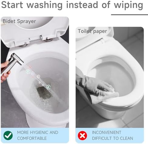Filtered stainless steel handheld bidet sprayer — photo 5