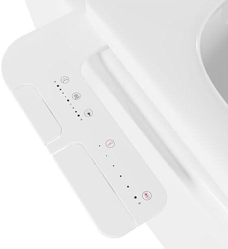 Warm and cold water bidet attachment