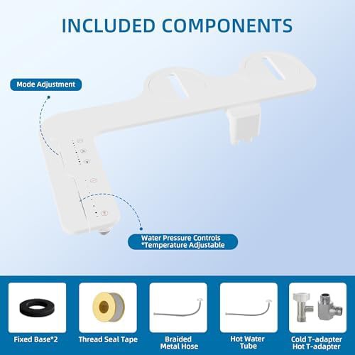 Warm and cold water bidet attachment — photo 5