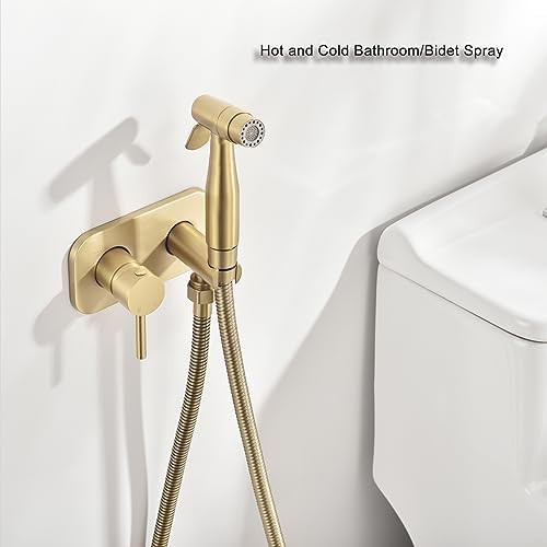 Brass hot and cold mixer sprayer — photo 4