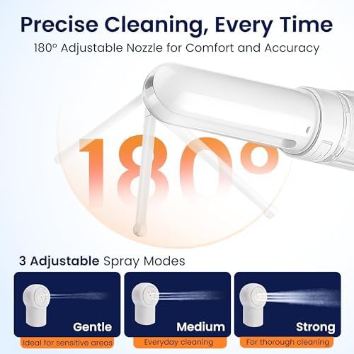 Dual nozzle rechargeable bidet 400ml tank — photo 5