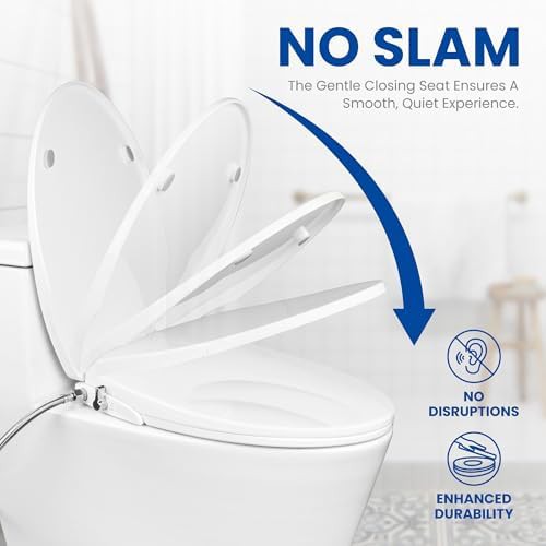 Non-electric elongated dual nozzle bidet seat — photo 5