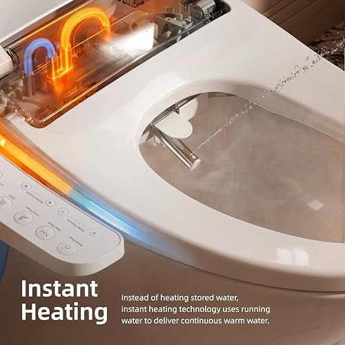 Elongated electric seat with soft close — photo 4