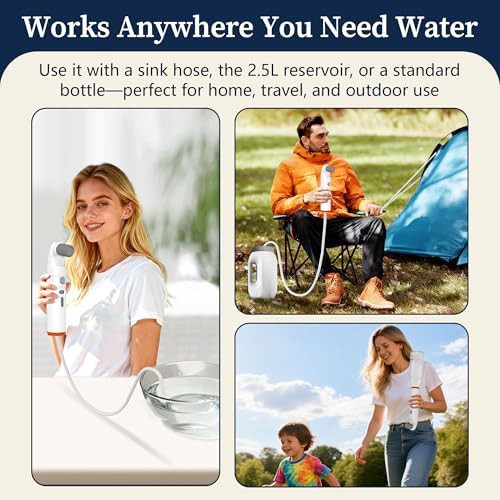 Portable bidet with LED display and tank — photo 4
