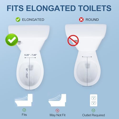 Elongated electric bidet seat with wireless remote — photo 5