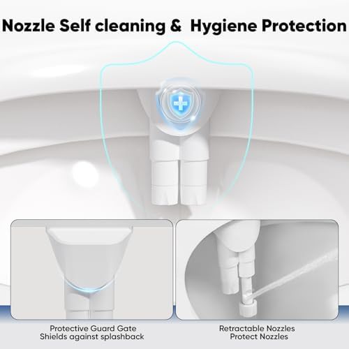 Silver hot and cold water bidet attachment — photo 5