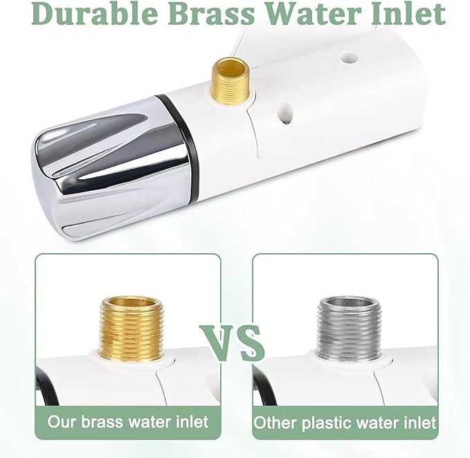 Ultra thin dual nozzle white bidet attachment — photo 4