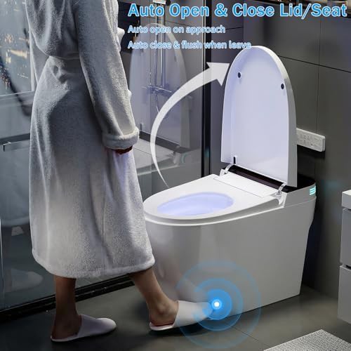 Smart toilet with heated seat and dryer — photo 3