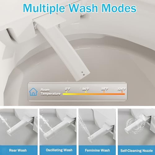 Smart toilet with heated seat and dryer — photo 4