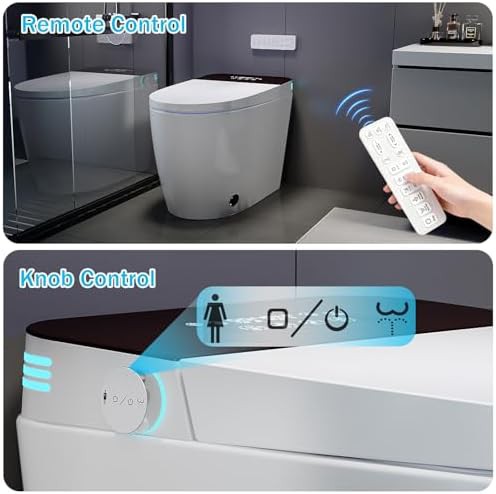 Smart toilet with heated seat and dryer — photo 5