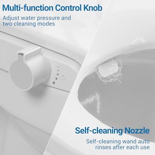 Garvee non electric round bidet attachment white — photo 5