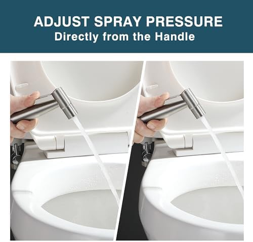 Handheld bidet sprayer with extra replacement head — photo 3