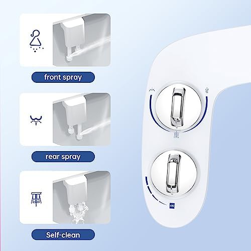 Ultra thin dual nozzle bidet attachment — photo 4