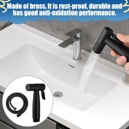 Brushed nickel handheld bidet with adjustable pressure — photo 5