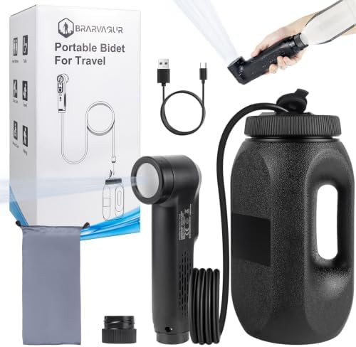 Brarvagur portable bidet with large tank