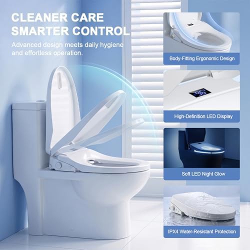 Elongated Electric Heated Seat with Instant Warm Water — photo 5