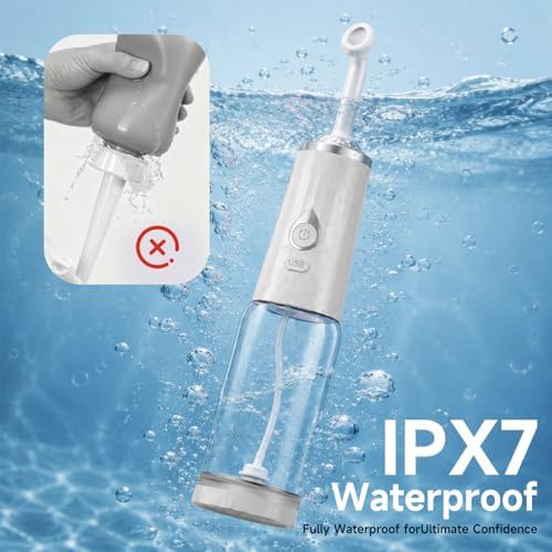 White electric portable bidet with nozzles — photo 5