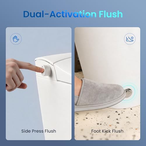 Elongated non-electric modern bidet toilet — photo 5