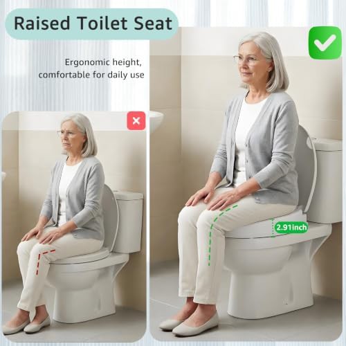 Round bidet toilet seat riser with three modes — photo 4