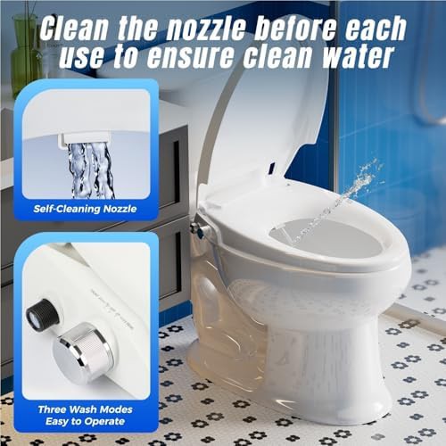 Manual dual nozzle elongated bidet seat — photo 3