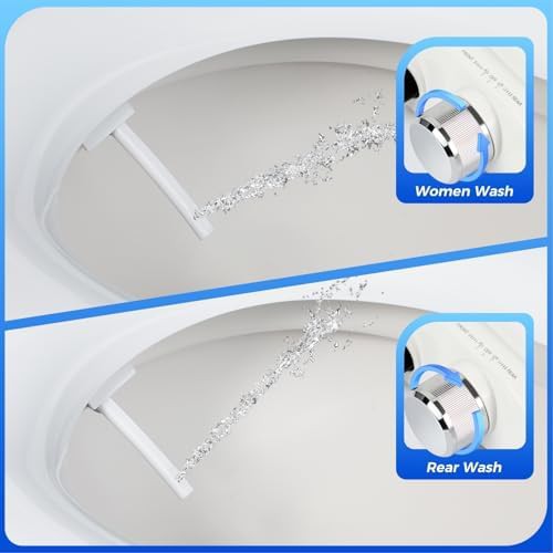 Manual dual nozzle elongated bidet seat — photo 4