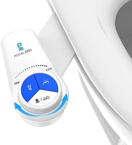 Dual nozzle cold water bidet attachment