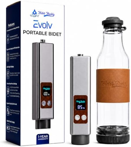 Evolv Rechargeable Bidet with LED Display