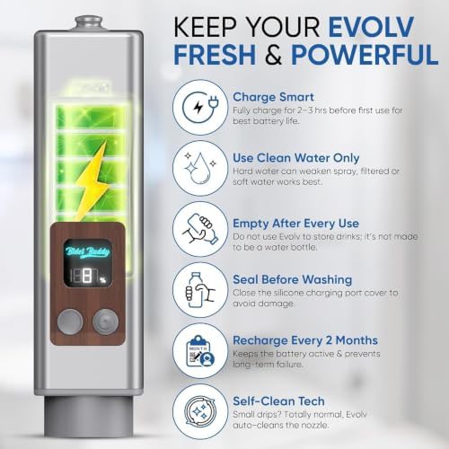 Evolv Rechargeable Bidet with LED Display — photo 4