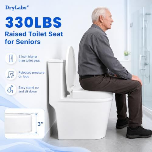 Raised round toilet seat with bidet — photo 4