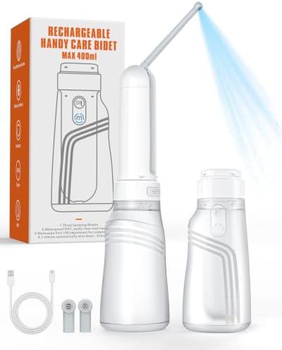 Portable electric travel bidet sprayer 400ml