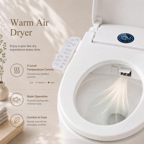Elongated Heated Seat and Warm Air Dryer — photo 3