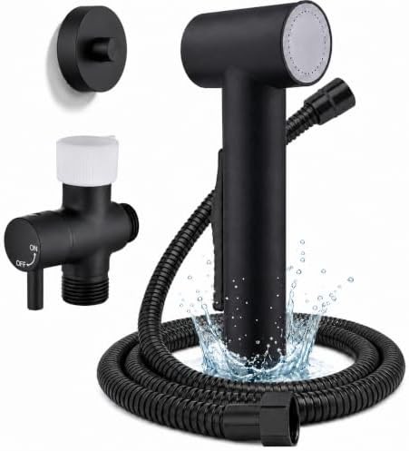 Handheld bidet sprayer with magnetic wall holder