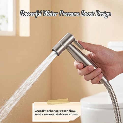 Stainless steel sprayer with ergonomic thumb control — photo 3