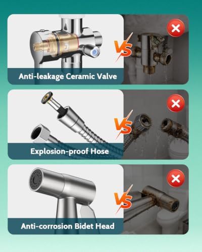 LUFEIDRA hot and cold brass bidet sprayer — photo 5