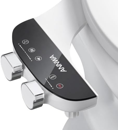 Hot and cold water bidet attachment