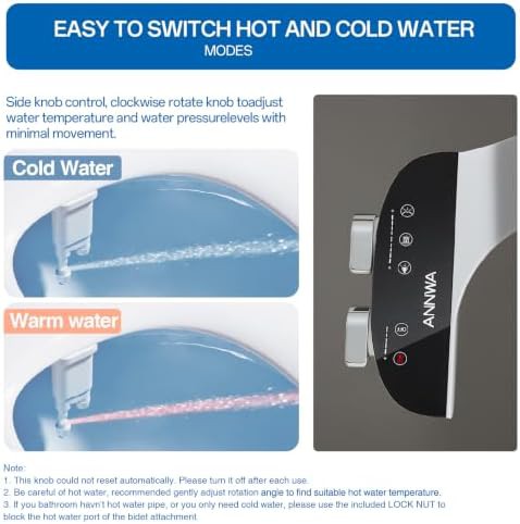 Hot and cold water bidet attachment — photo 4