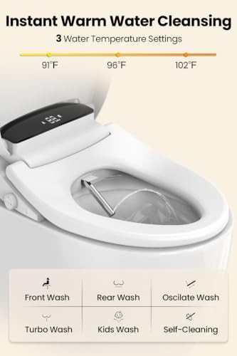 Elongated smart electric bidet with remote — photo 4