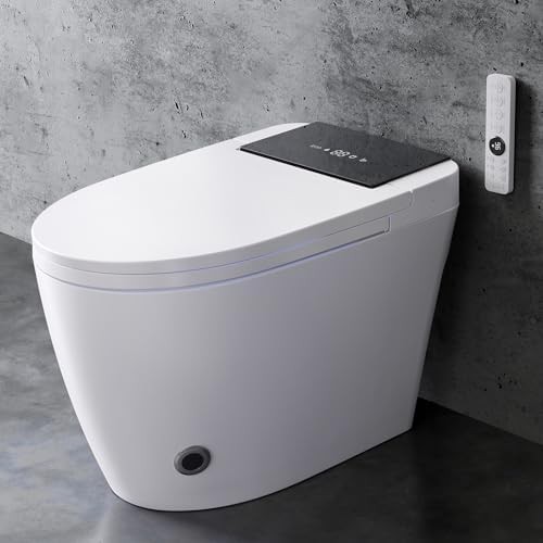 Elongated Smart Toilet with Auto Lid