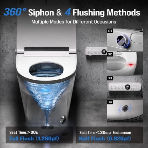 Elongated Smart Toilet with Auto Lid — photo 4