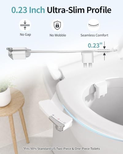 Ultra slim self cleaning bidet attachment — photo 4