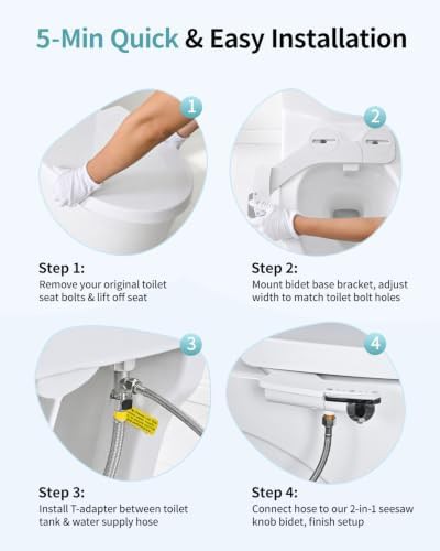 Ultra slim self cleaning bidet attachment — photo 5